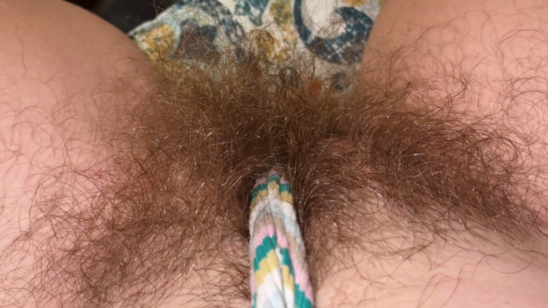 Cuteblonde666: Super Thick and Long Plussy Hair Bush Closeup