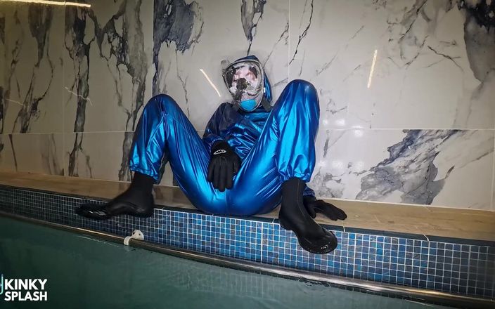 UKCuteGirl: Latexová laguna: Tajemství s dvojitým oblekem s maskou na šnorchlování s...