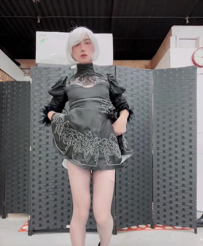 Eva Pans: Mooie Aziatische tranny 3