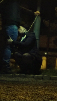 Sucking Cock by the Roadside on Rush Hour