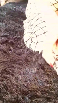 Glass in Hairy Pussy, Creampie, Stockings Fetish, Russian MILF Ginnagg