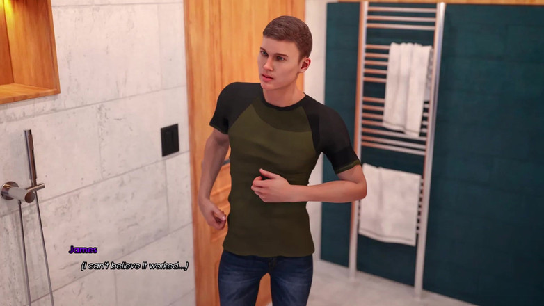 TransLure: Lust Academy 10 - Audrey &amp; James' Hot Tub Passion (versi waria) - novel visual...