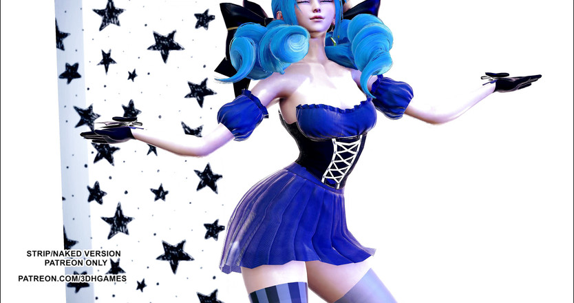 3D-Hentai Games: Bestie - Excuseme Gwen sexy kpop dance league of legends