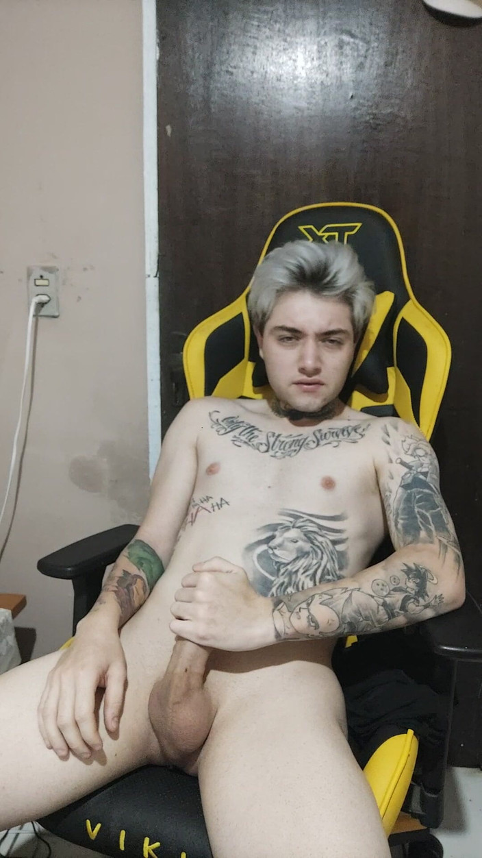 Daniel Tatuado E Safado: Orgasme, webcam