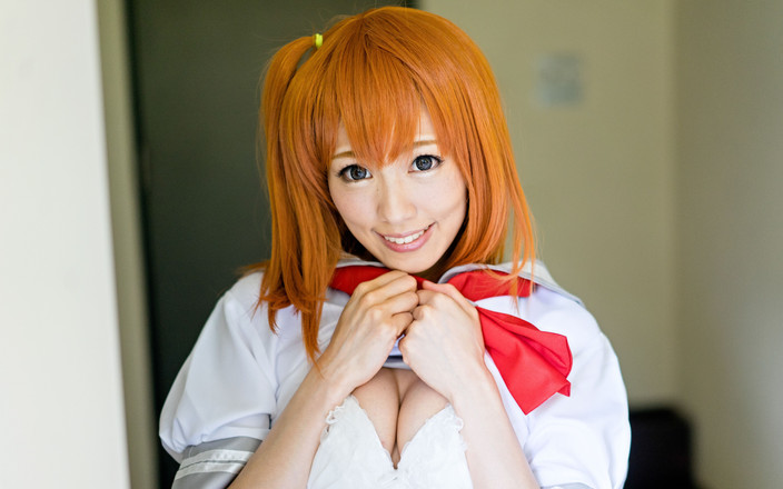 Go Sushi: 대학 후 섹스하는 핫한 빨간 머리 일본 여대녀