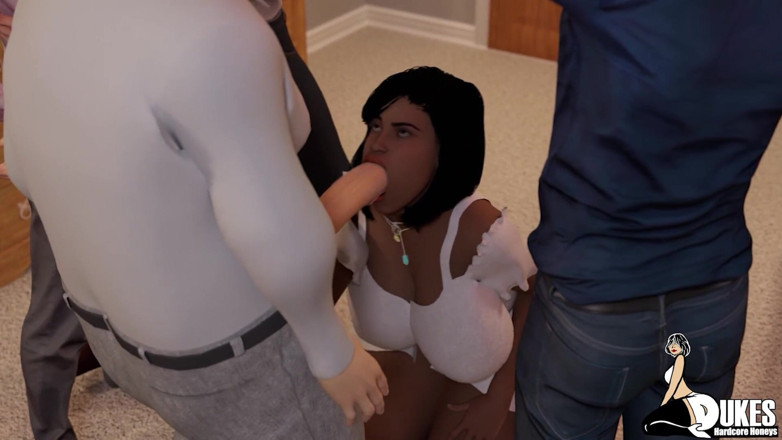 Dukes Hardcore Honeys: Stor byte Ebony MILF blir krossad av BBC