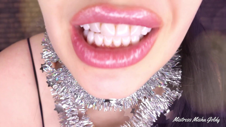 Goddess Misha Goldy: Weihnachts-lippenstift entleert! Tribut an diese wunderschönen lippen!