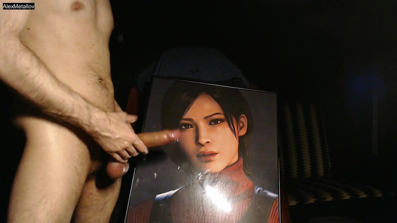 Alex Metallov: 为Ada wong（来自《生化危机4重制的游戏角色》）的精液致敬）大量精液