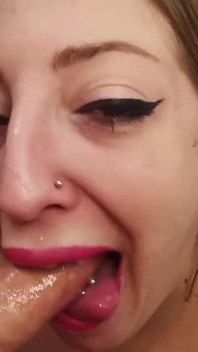 Sloppy Blowjob and Pissing with Venom Evil