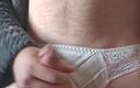 Fantasies in Lingerie: A Little Morning Masturbation Session Wearing My White Silk Panties