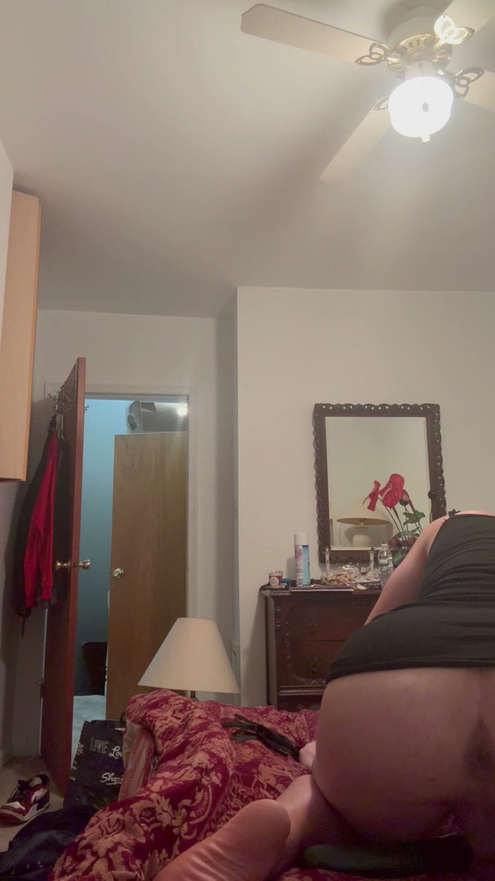 Kinky39: Black dress riding