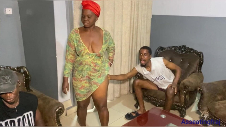 Ebony juicybutt: Helen La Hot Fucked by Her Man’s Friend, Because Her...