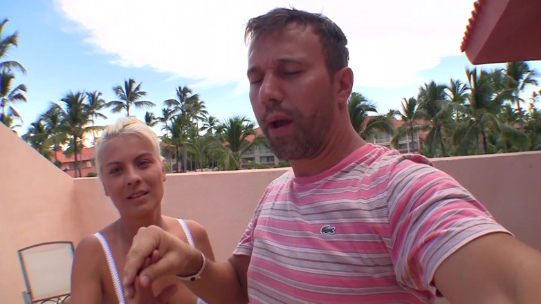 MyGonzoTV: myGonzo.tv - BFvsGF: Titus Steel vs Jasmine Rouge ass spanking challenge