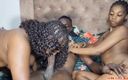 Afro Fuck Queens: Điển hình châu Phi threesome.