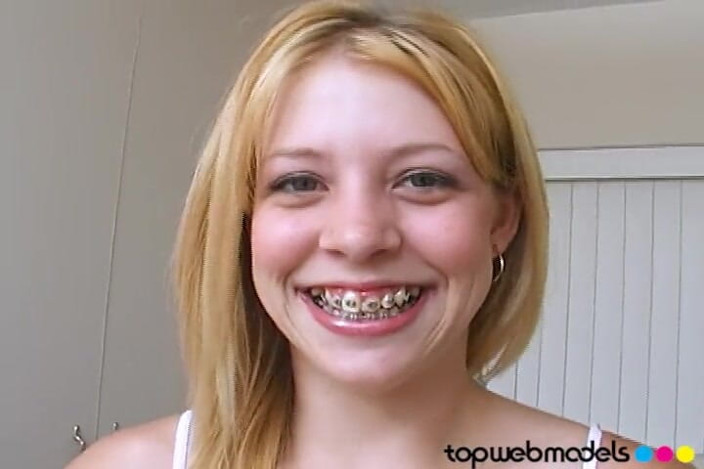 Top Web Models: Leah Luv Cute 19 Yo with Braces Huge Cock Deepthroat Facefuck...