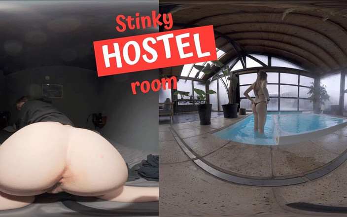 RussianGoddessVR: Pool Day Hold: Uwięziony w My Tiny Hostel Fart Chamber
