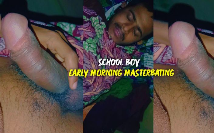 Wild Stud: Boy Early Morning Masturbating