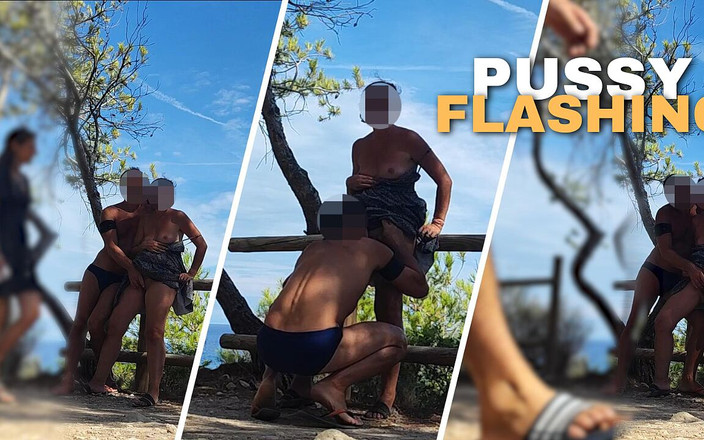 Miss Creamy: Esibizione della figa - gli sconosciuti ci hanno sorpreso a masturbarci...