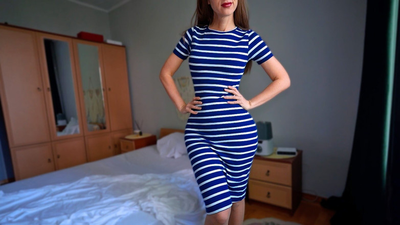 wowlove: Skinny Step Mom Accidentally Orgasms While Helping Stepson Cum in...