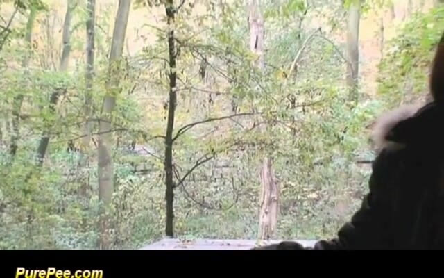 Pure Pee: Outdoor pissing and blowjob