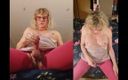 TGAnnaAurelia: Tgirl Anna Honí v její roztomilé holkydress a cums