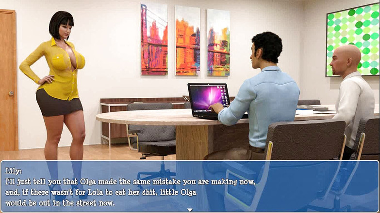 Dirty GamesXxX: घाटी की Lily: गृहिणी और एक कार्यालय सचिव