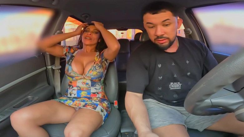 NatzinhaMorena: He Fucked Me Hard in the Car After the Trip
