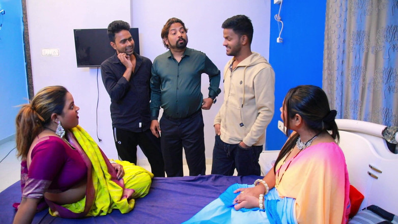 desigoldtv: Pemilik pejabat dan pekerja mengadakan parti berkumpulan dan dua perempuan...