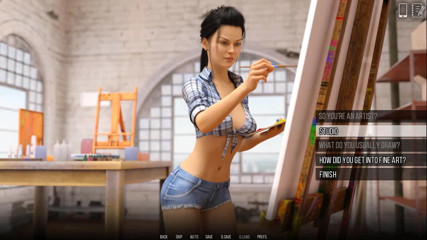 Dirty GamesXxX: University of problems: the hot girl from the art studio...