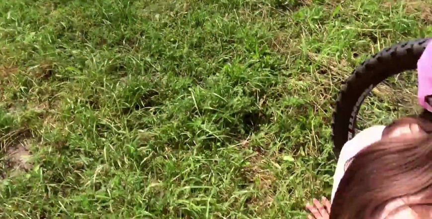 Erica Sweet: 骑自行车到大自然，我后入式操了她