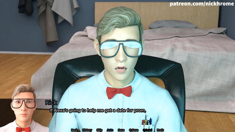 Visual Novels: SexBot 44 - virtual reality or not?