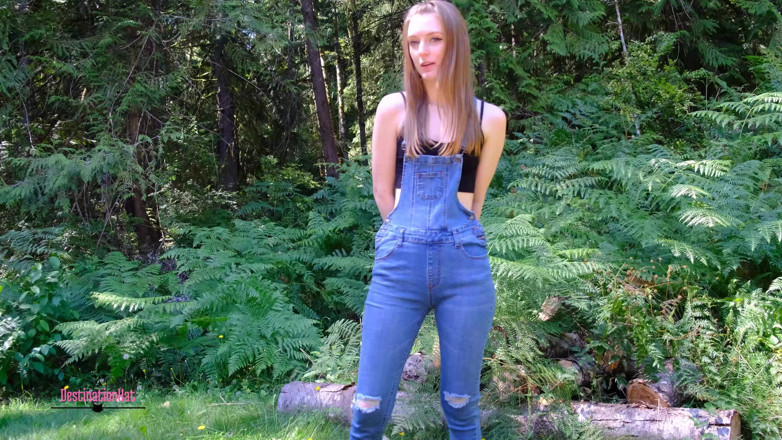 Destination Kat: Peeing Overalls and Masturbating