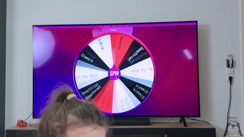 Ritzy Rain: Hari Latihan Mulut Ritzy Hujan dengan Permainan Roda Naskhah - O-Ring...