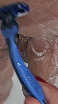 Shaving His Dick and Balls