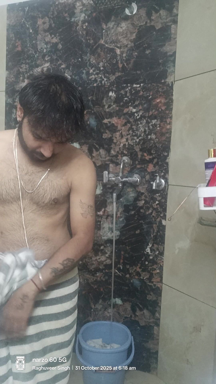 Rajasthani-old-lover: Indický desi muž si užívá