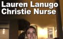 Edge Interactive Publishing: Lauren Lanugo &amp;amp; Christie Nurse Strip Spread Masturbate GMDG2665