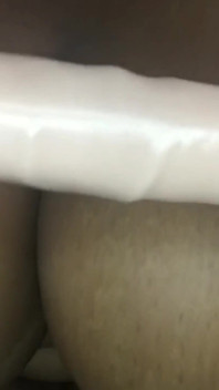 Fucking My Black Pussy with Didlo Amazing Intense Moaning Orgasms
