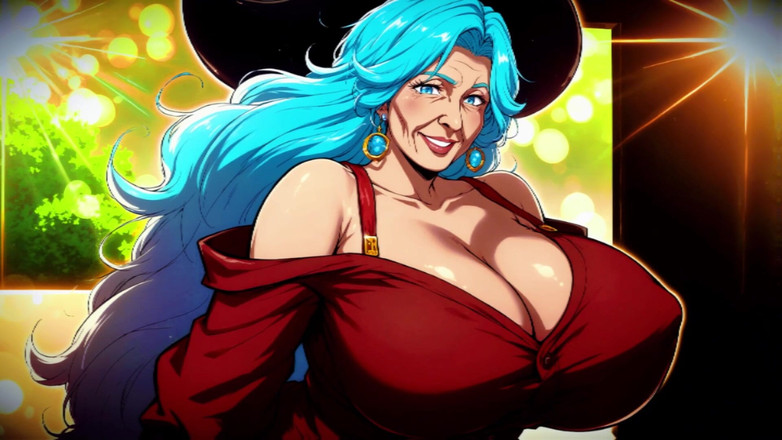 AI Porn: Madura cartoon styl ai mulheres provocando e topless