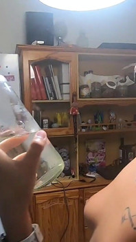 Compilation of Slurping Piss From Glass #3