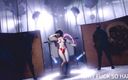 Why fuck so hard: 3d - sexy stripper japonesa desnuda sus grandes tetas