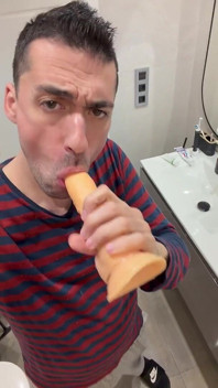 Sexy Stepdaddy Riding Dildo