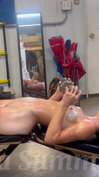 Custom Request - Oiled Fitness - Arm and Abs Workout
