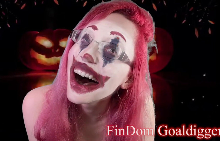 FinDom Goaldigger: Halloween balls cutting