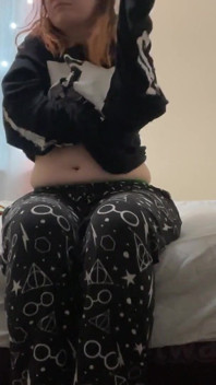 Giantess GF Tries on Nerdy Lingerie