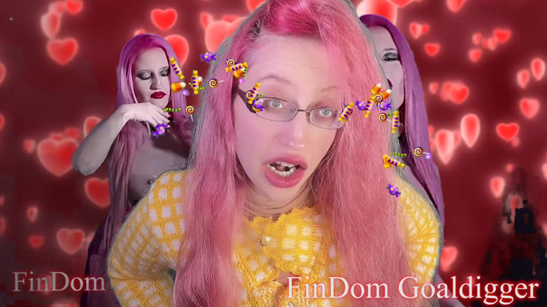 FinDom Goaldigger: Orange lipstick transformation for the sweater