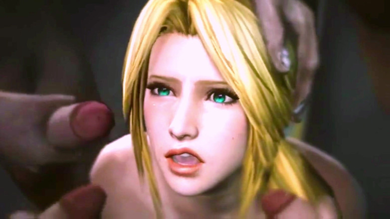 X Hentai: Sex în grup cu blondă sexy - Hentai 3D 86