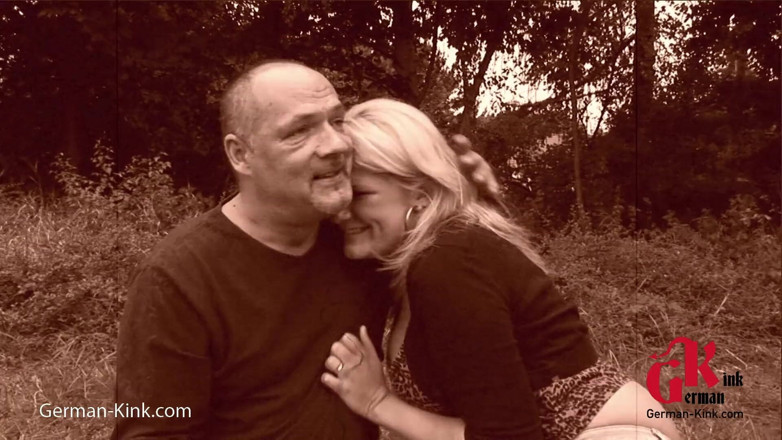 German Kink: Deepthroat and face fuck action for a poor blonde chick