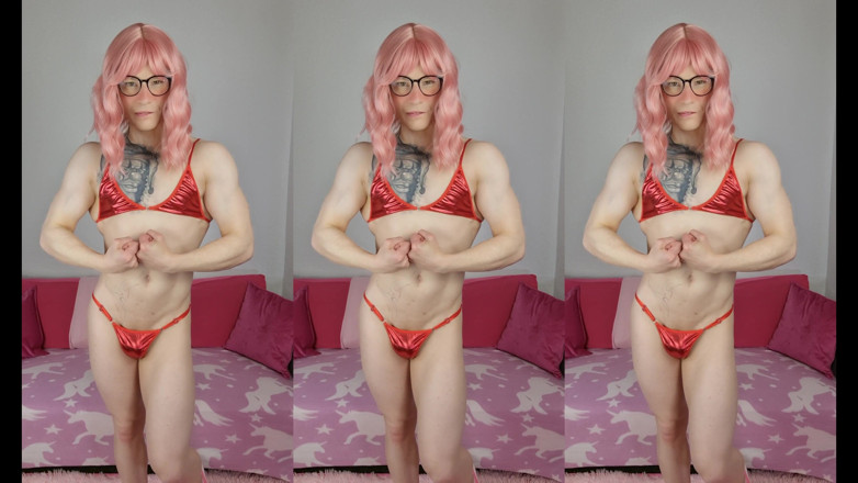 Sissy Adventures: Muscle Barbie Cumshot
