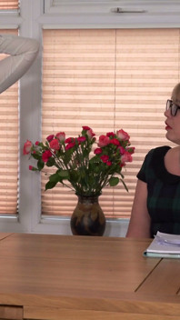 Perverted Business Woman Slippered