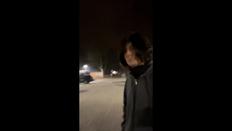 Loreley add: Transvestit in verschiedenen Nylon-gesichtsmasken (umhüllung)